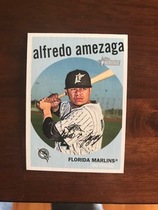 2008 Topps Heritage High Numbers Black Back #653 Alfredo Amezaga