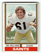 1974 Topps Base Set #42 Del Williams