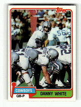 1981 Topps Base Set #300 Danny White