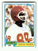 1981 Topps Base Set #467 Carlos Carson
