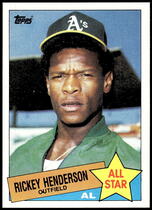 1985 Topps Base Set #706 Rickey Henderson