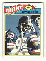 1977 Topps Base Set #98 Ray Rhodes