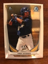 2014 Bowman Chrome Draft #CDP111 Troy Stokes