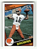 1984 Topps Base Set #57 Paul McDonald