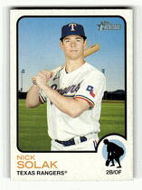 2022 Topps Heritage #183 Nick Solak