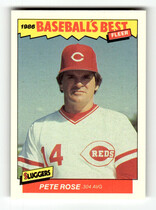 1986 Fleer Baseballs Best #29 Pete Rose