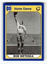 1990 Collegiate Collection Notre Dame 200 #128 Bob Wetoska