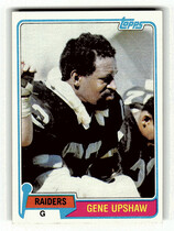 1981 Topps Base Set #219 Gene Upshaw