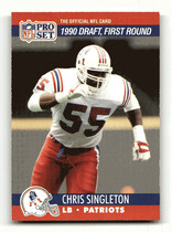 1990 Pro Set Base Set #676 Chris Singleton