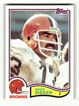 1982 Topps Base Set #62 Doug Dieken