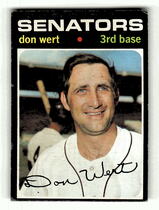 1971 Topps Base Set #307 Don Wert