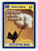 1990 Collegiate Collection Notre Dame 200 #18 1979 Cotton Bowl