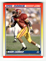 1990 Score Base Set #627 Mark Carrier