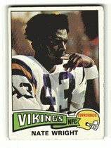 1975 Topps Base Set #130 Nate Wright