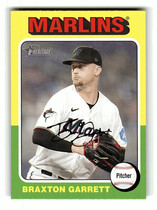 2024 Topps Heritage #319 Braxton Garrett