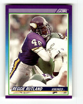 1990 Score Base Set #498 Reggie Rutland