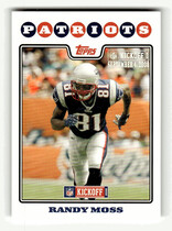 2008 Topps Kickoff Parallel #64 Randy Moss