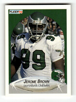 1990 Fleer Base Set #79 Jerome Brown