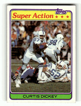1981 Topps Base Set #121 Curtis Dickey