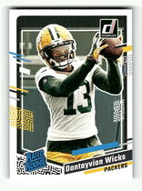 2023 Donruss Base Set #333 Dontayvion Wicks