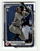 2024 Bowman Prospects #BP-77 John Cruz