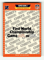 1989 Pro Set Super Bowl Logos #1 Super Bowl I
