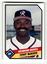 1989 CMC Richmond Braves #17 Terry Blocker