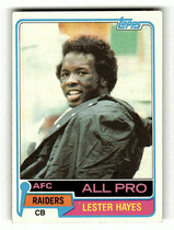 1981 Topps Base Set #20 Lester Hayes