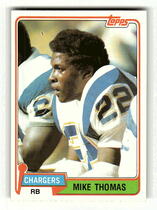 1981 Topps Base Set #172 Mike Thomas