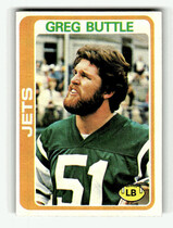 1978 Topps Base Set #382 Greg Buttle