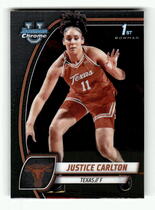 2024 Bowman Chrome University #38 Justice Carlton