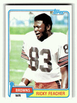 1981 Topps Base Set #196 Ricky Feacher