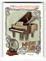 2023 Topps Allen & Ginter Music to Your Ears #MTYE-2 Piano