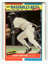 1987 Fleer Sluggers/Pitchers Baseballs Best #17 Tony Gwynn