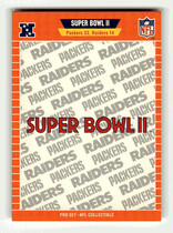 1989 Pro Set Super Bowl Logos #2 Super Bowl II