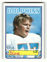 1983 Topps Base Set #312 A.J. Duhe