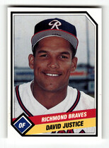 1989 CMC Richmond Braves #15 David Justice