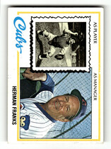 1978 Topps Base Set #234 Herman Franks