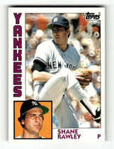 1984 Topps Base Set #254 Shane Rawley