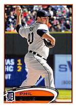 2012 Topps Update #US54 Phil Coke