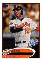 2012 Topps Update #US32 Adam Jones