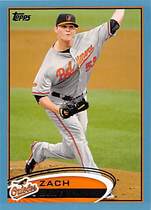 2012 Topps Wal Mart Blue Border Series 2 #599 Zach Britton