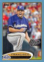 2012 Topps Wal Mart Blue Border Series 2 #499 Francisco Rodriguez