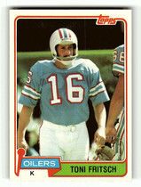 1981 Topps Base Set #345 Toni Fritsch