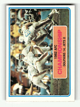 1983 Topps Base Set #11 82 AFC Championship