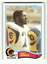 1982 Topps Base Set #381 Cody Jones