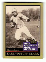 1991 ENOR Pro Football HOF #28 Dutch Clark