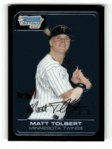 2006 Bowman Chrome Prospects #BC41 Matt Tolbert