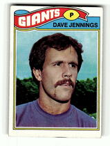 1977 Topps Base Set #49 Dave Jennings