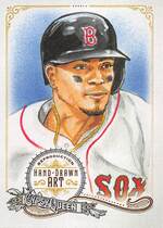 2017 Topps Gypsy Queen Portrait Hand-Drawn Art Reproduction #GQAR-XB1 Xander Bogaerts